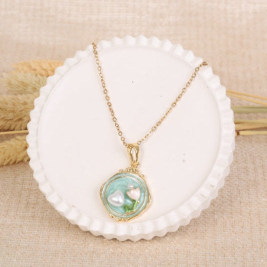 Golden "Geese" Necklace