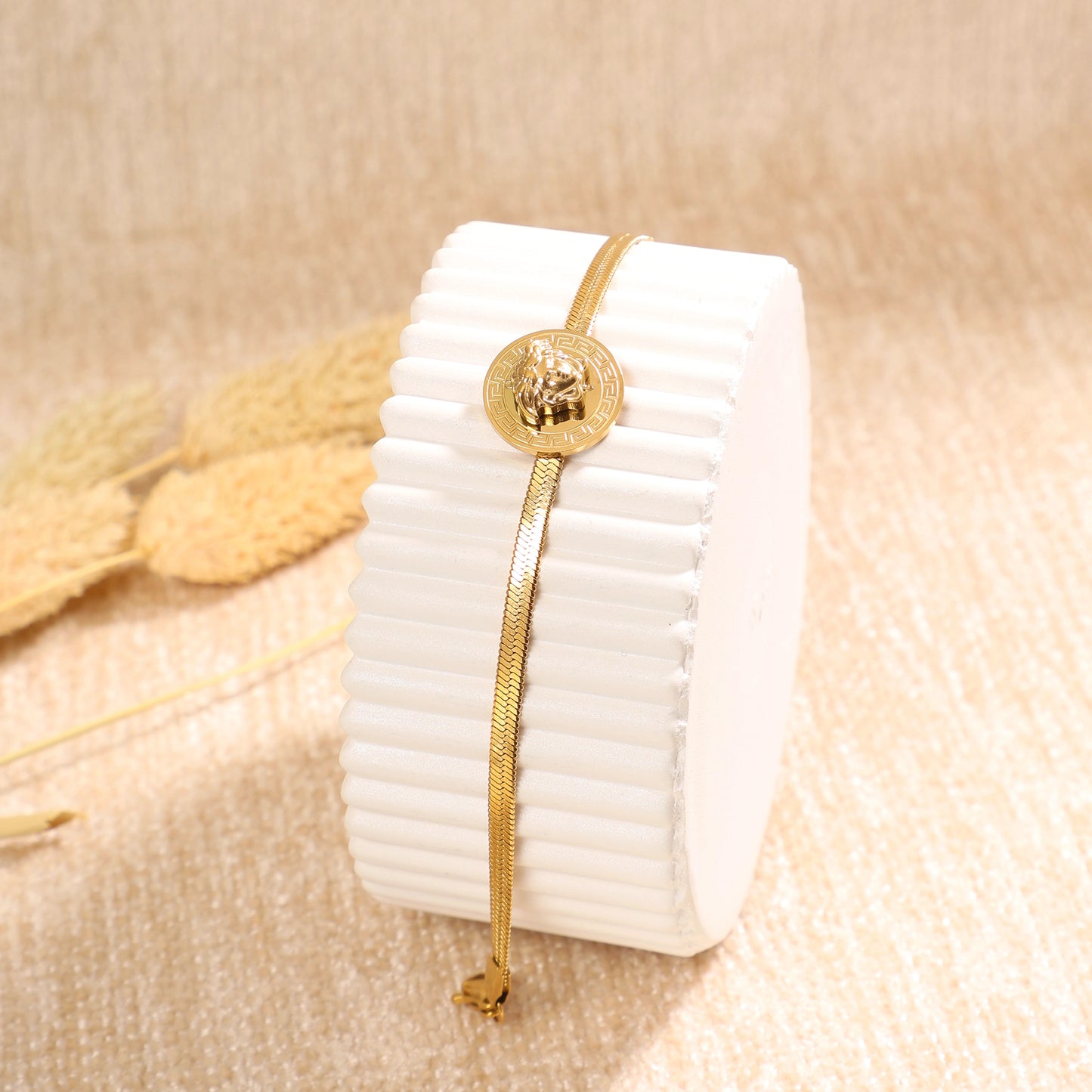 Golden Versace Bangle Bracelet