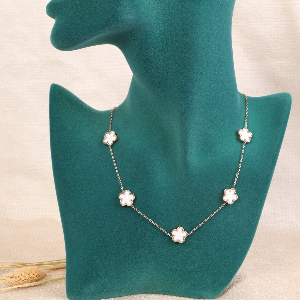 White "Van Cleef" Necklace