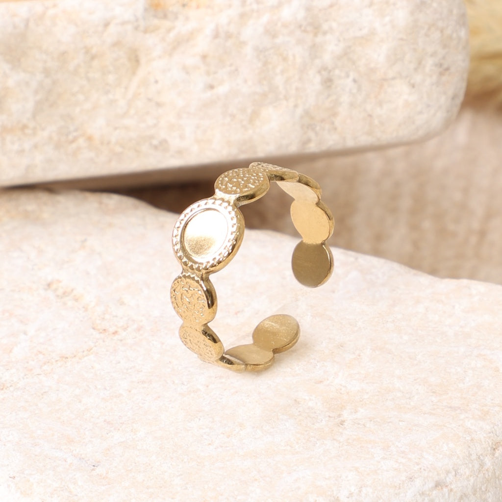 Golden Coin Ring