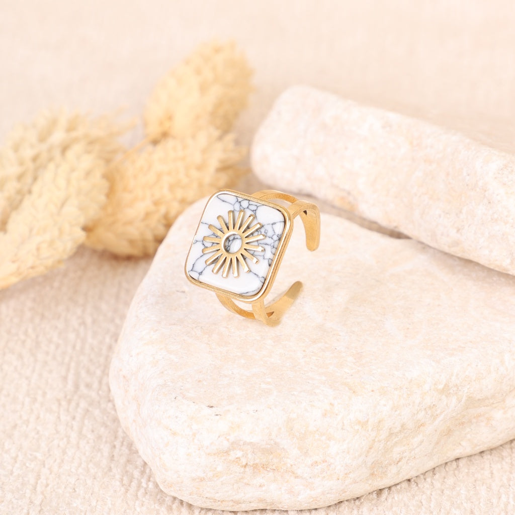 Golden "Square" Ring