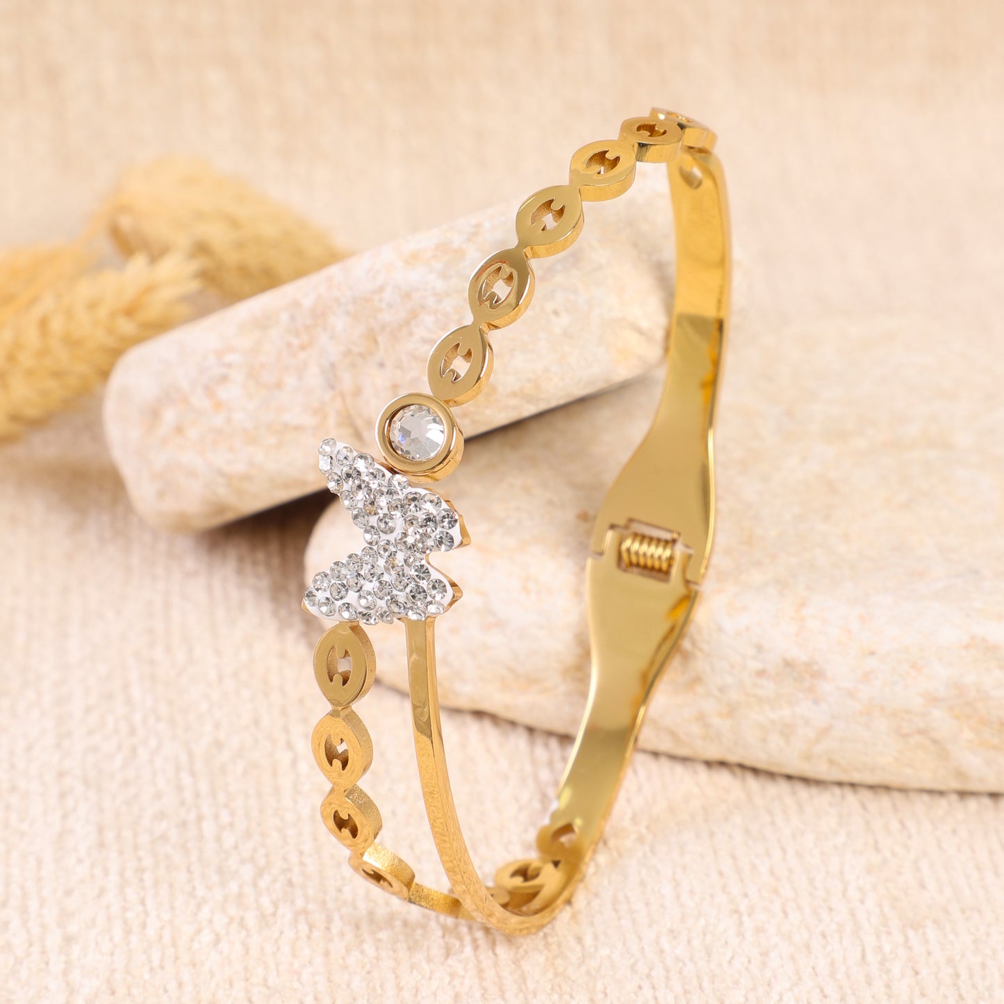 Golden "Circles" Bracelet
