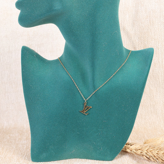 Luxury Monogram Initial Charm Necklace