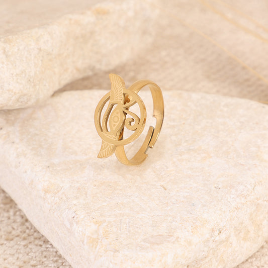 Gold Eye of Horus Ring