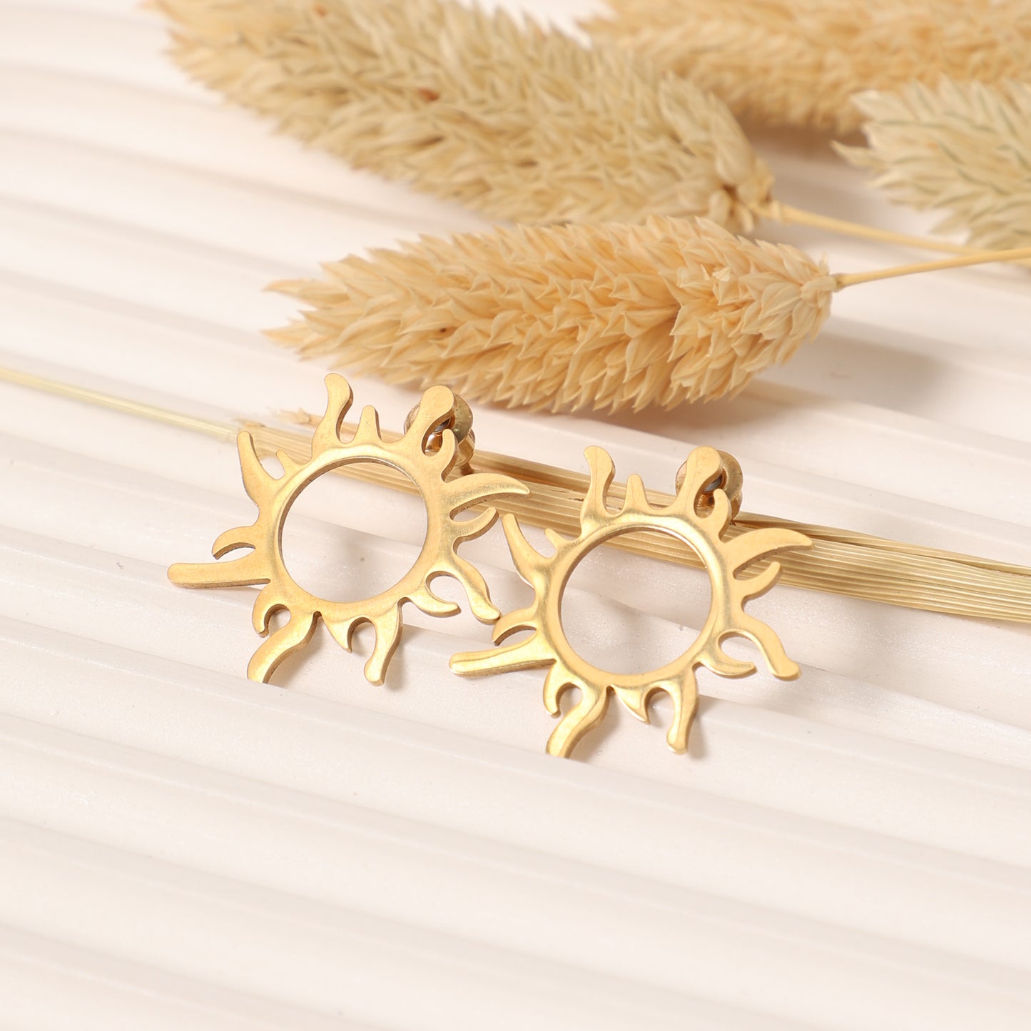Golden Sun Earrings