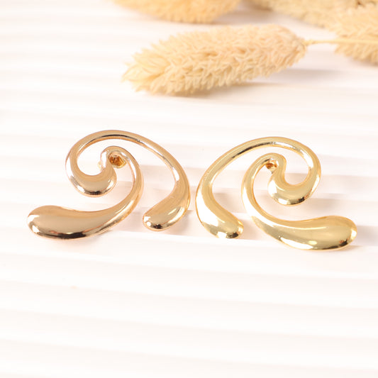 Golden "Wave" Earrings