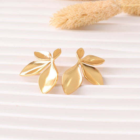 Golden Leaves Earrings