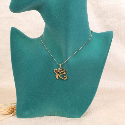 Golden "Eye of Horus" Necklace