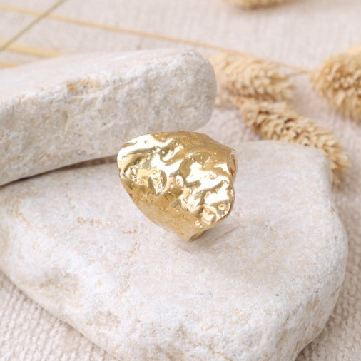 Golden "Liquid Gold" Ring