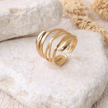 Golden Spiral Ring