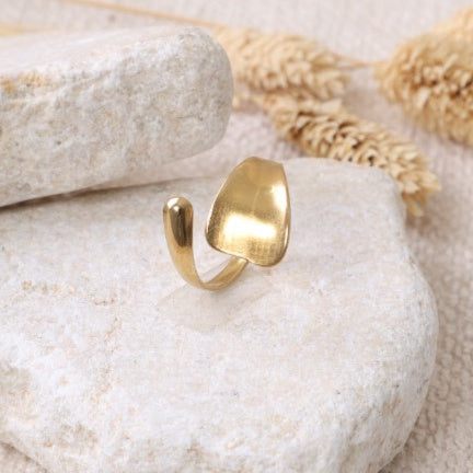 Golden "Mirror" Ring