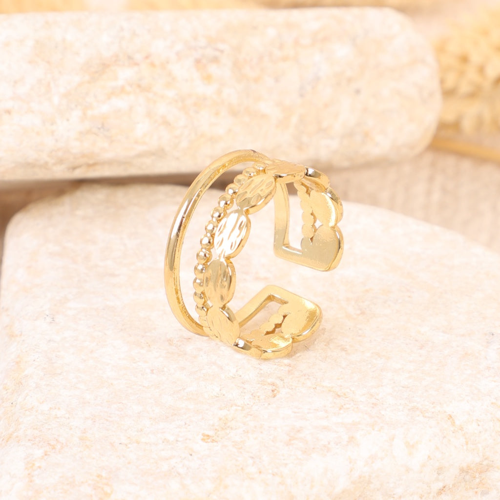 Golden Multi-Style Ring