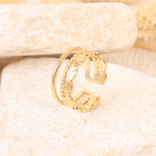 Golden Multi-Style Ring