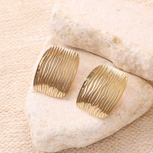 Golden "Floral" Earrings