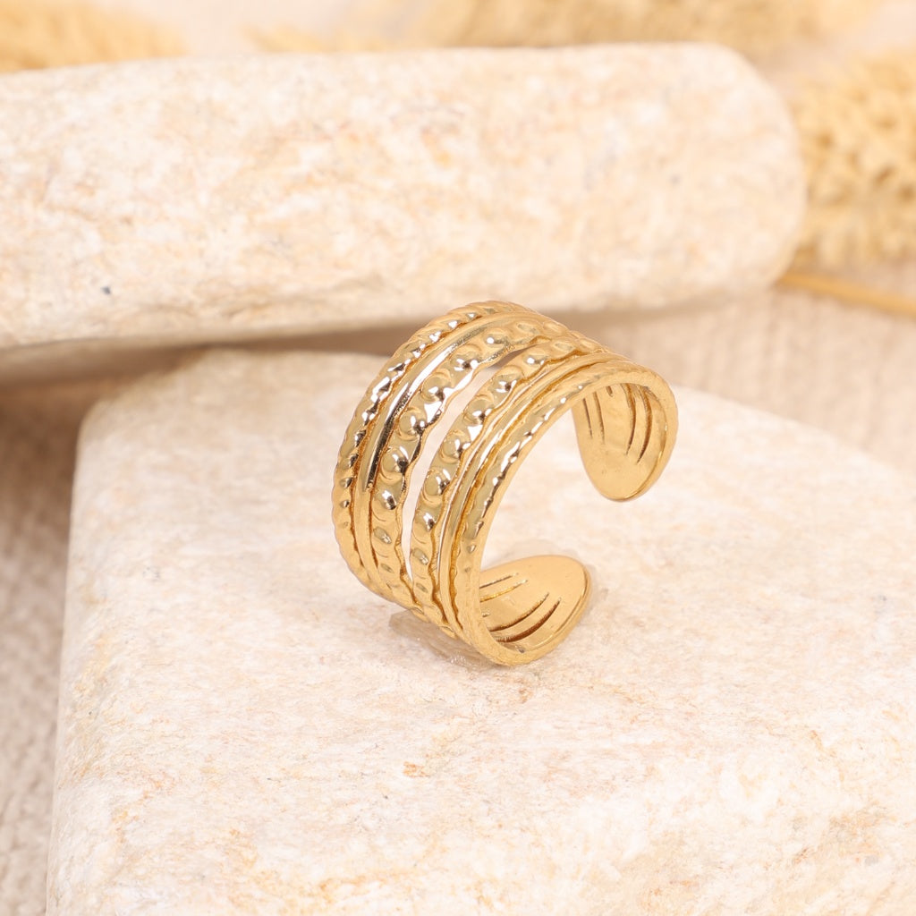 Golden Multi-Elegance Ring