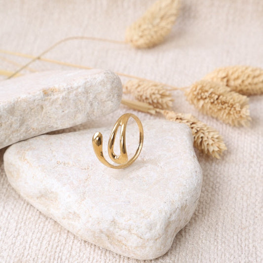 Golden "Mirror" Ring