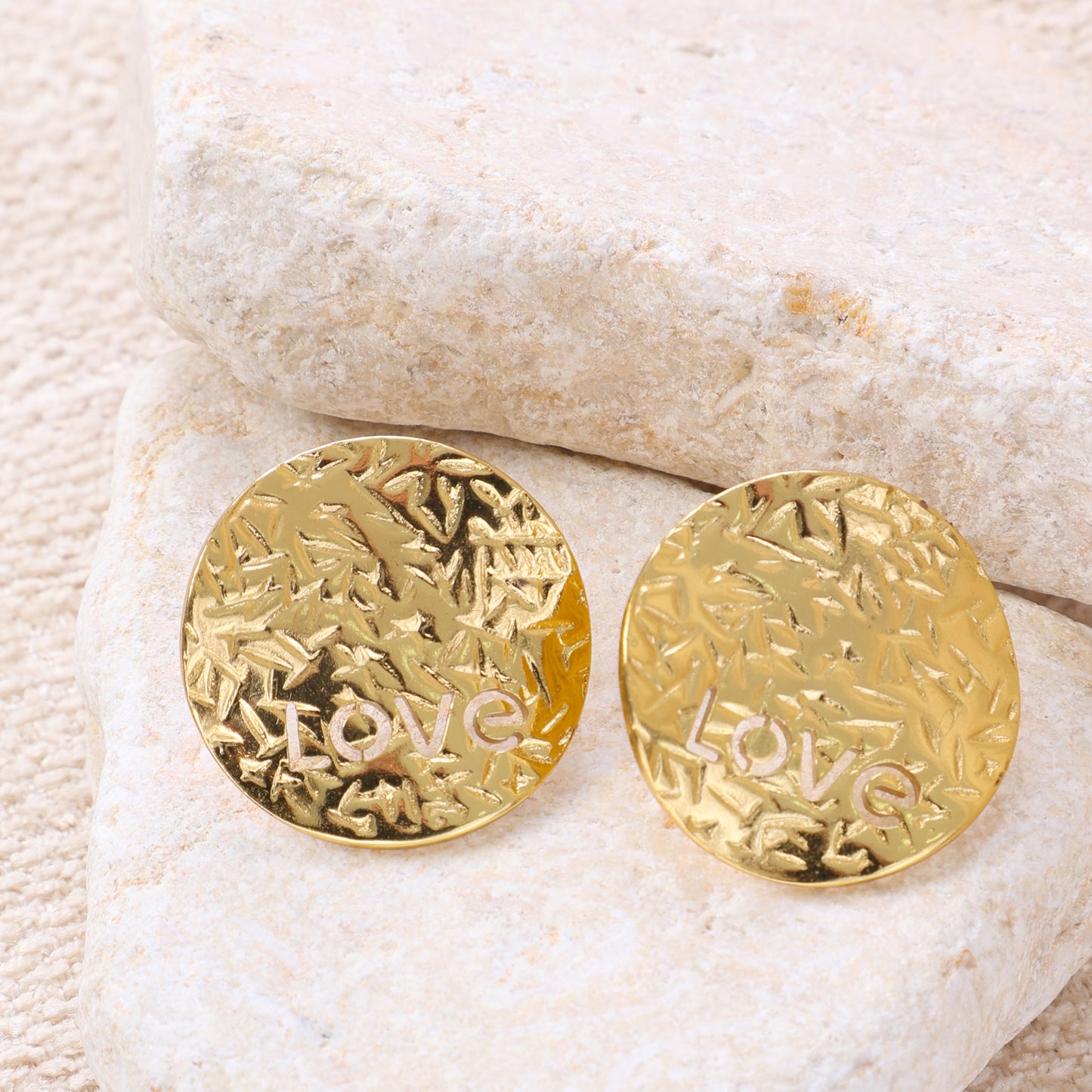 Golden "Liquid Gold" Earrings