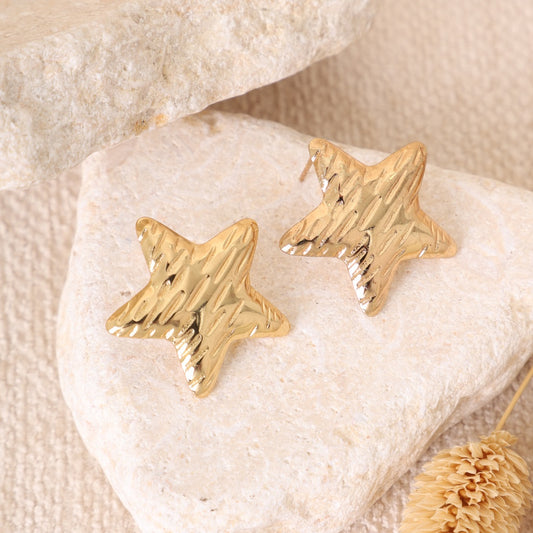 Golden "Starfish" Earrings