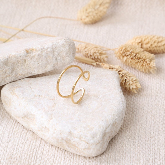 Golden Wrapped Elegance Ring