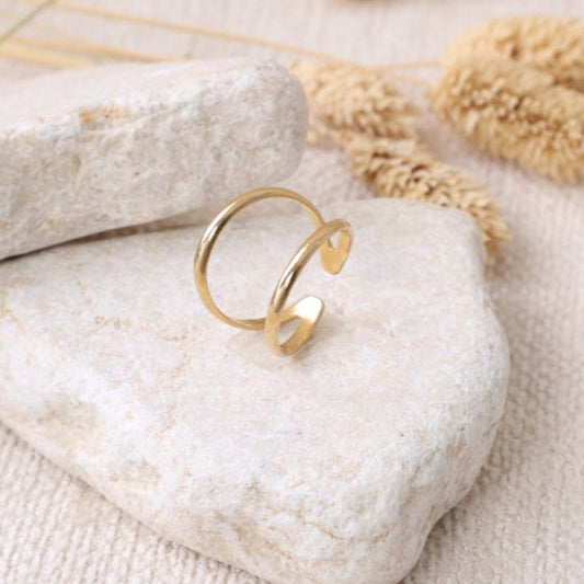 Golden Spiral Ring