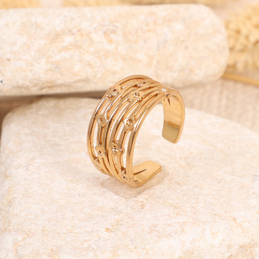 Golden Multi-Elegance Ring