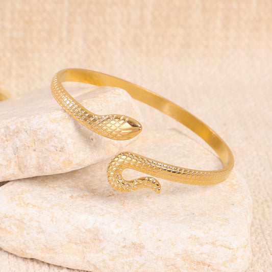 Golden Snake Bracelet
