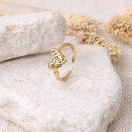 Golden Heart Ring