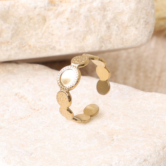 Golden Coin Ring