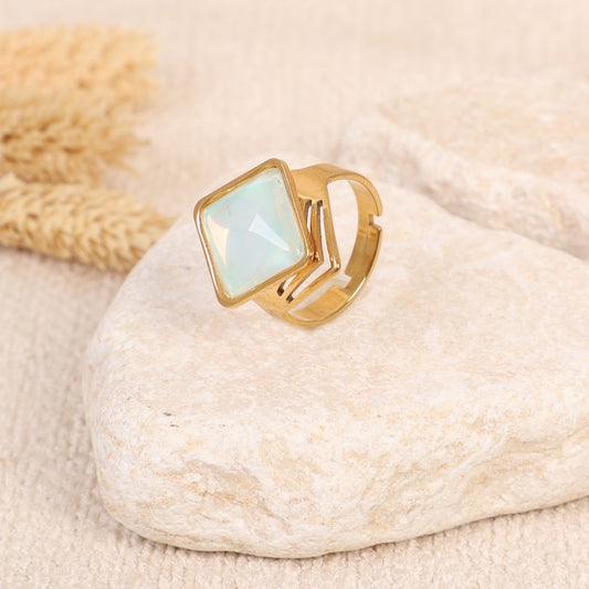 Golden "Square" Ring