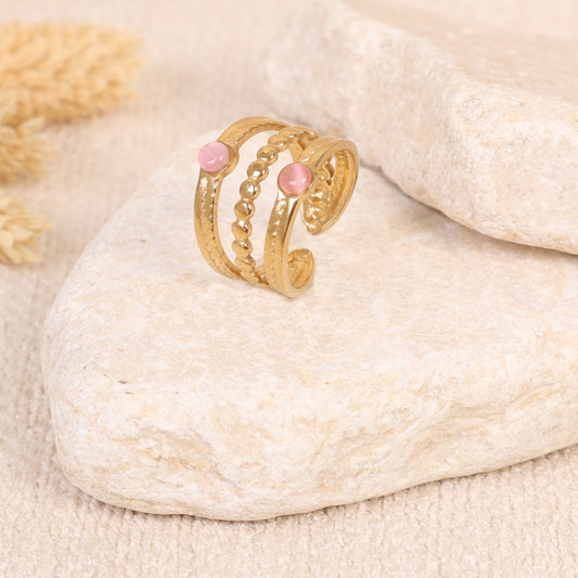Golden "Bohemian Beauty" Ring