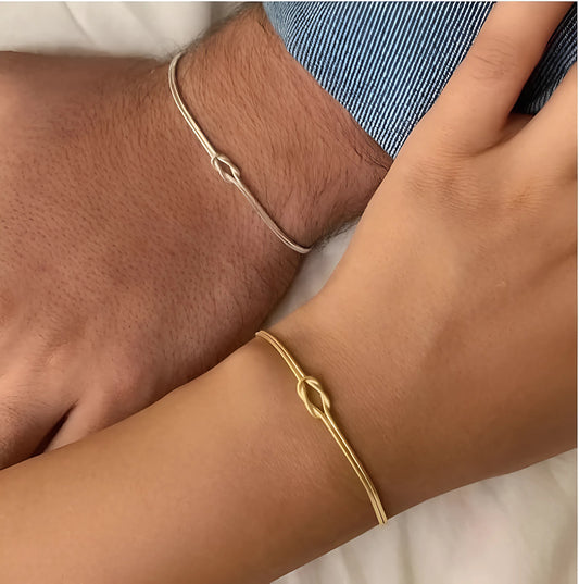 "Love Knot" Couple's Bracelet