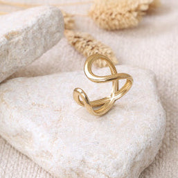 Golden Wrapped Snake Ring