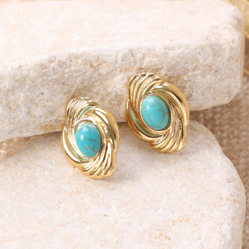 Eyes" Turquoise Earrings