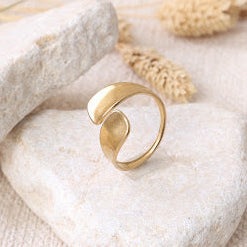 Golden "Liquid Gold" Ring